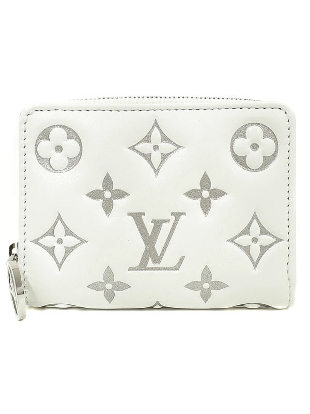 Louis Vuitton Monogram Portefeuille Lou Round Zipper Short Wallet